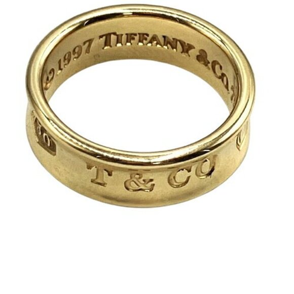TIFFANY & CO. 18k Yellow Gold Ring - Picture 6 of 6